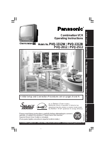 Manual Panasonic PVQ-2512 Television