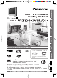 Manual Panasonic PV-DF2704K Television