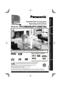 Manual Panasonic PV-DM2793 Television