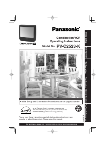 Manual Panasonic PV-C2523K Television
