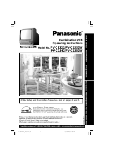 Handleiding Panasonic PV-C1352W Televisie