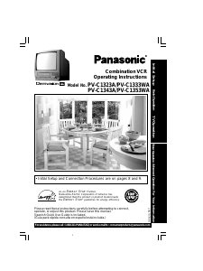 Manual Panasonic PV-C1323A Television