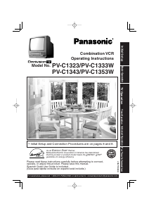 Handleiding Panasonic PV-C1323 Televisie
