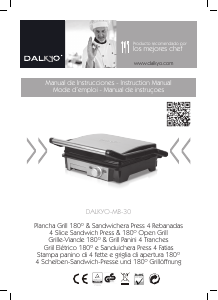 Manuale Dalkyo MB-30 Grill a contatto