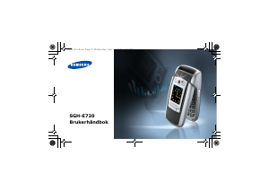 Bruksanvisning Samsung SGH-E720 Mobiltelefon