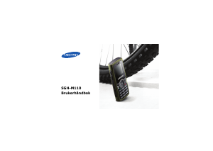 Bruksanvisning Samsung SGH-M110 Mobiltelefon