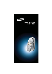 Bruksanvisning Samsung SGH-X460 Mobiltelefon