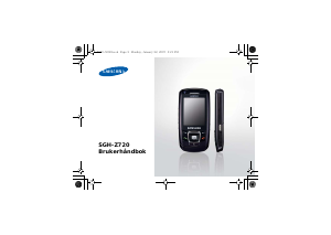 Bruksanvisning Samsung SGH-Z720 Mobiltelefon