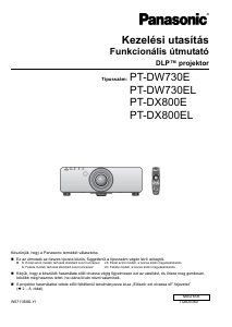 Használati útmutató Panasonic PT-DW730E Vetítő