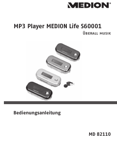 Bedienungsanleitung Medion LIFE S60001 (MD 82110) Mp3 player