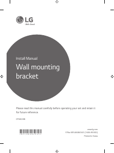 Manual LG OTW630B Wall Mount