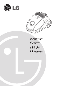 Handleiding LG VC5983SC Stofzuiger