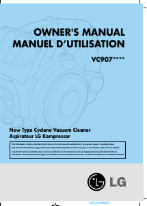 Manual LG VC9071CL Vacuum Cleaner