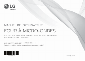 Mode d’emploi LG MSR-4890MR Micro-onde