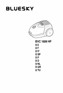 Εγχειρίδιο Bluesky BVC1609HP Ηλεκτρική σκούπα