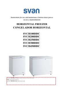 Manual Svan SVCH200DDC Freezer