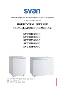 Manual Svan SVCH300DDC Freezer