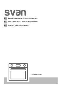 Manual de uso Svan SVH850VAP1 Horno