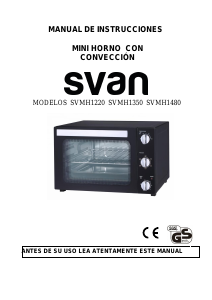 Manual de uso Svan SVMH1350 Horno