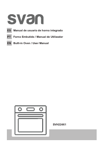 Manual de uso Svan SVH224X1 Horno
