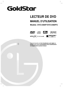 Mode d’emploi GoldStar DVD-2380P Lecteur DVD
