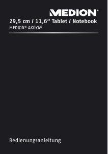 Bedienungsanleitung Medion Akoya P2211T (MD 98875) Notebook