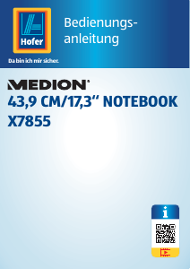 Bedienungsanleitung Medion Erazer X7855 (MD 61650) Notebook