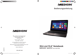 Bedienungsanleitung Medion Akoya E6416 (MD 99560) Notebook
