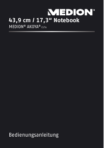 Bedienungsanleitung Medion Akoya P7627 (MD 98617) Notebook