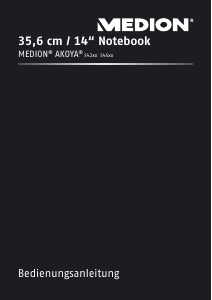 Bedienungsanleitung Medion Akoya S4613 (MD 98124) Notebook