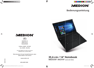 Bedienungsanleitung Medion Akoya S4220 (MD 99820) Notebook