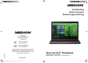 Bedienungsanleitung Medion Akoya E6418 (MD 99620) Notebook