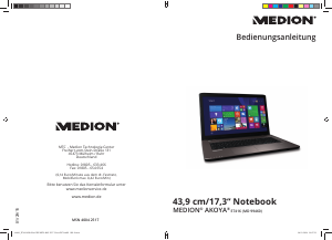 Bedienungsanleitung Medion Akoya E7416 (MD 99460) Notebook
