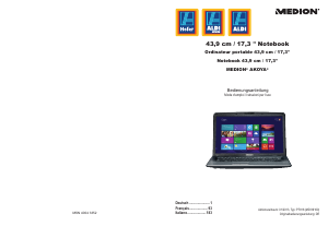 Manuale Medion Akoya P7818 (MD 99160) Notebook