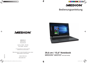 Bedienungsanleitung Medion Akoya P6670 (MD 99960) Notebook