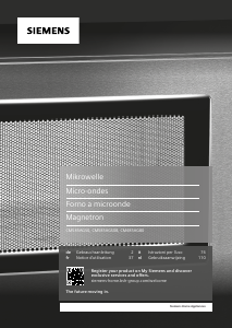 Manual Siemens CM585AGS0 Microwave
