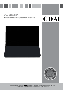 Handleiding CDA 3C9 Afzuigkap