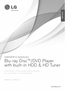 Manual LG HR835T Blu-ray Player