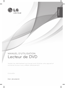 Mode d’emploi LG DVX642H Lecteur DVD