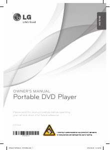 Handleiding LG DT924 DVD speler