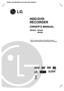 Manual LG RH266-SM DVD Player