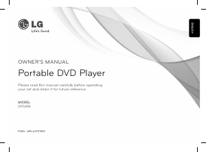 Manual LG DP581B DVD Player