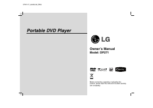 Manual LG DP271-P DVD Player