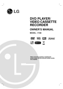 Handleiding LG V1902SZ DVD-Video combinatie