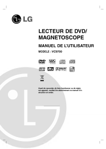 Mode d’emploi LG V9732CSZ Combi DVD-vidéo