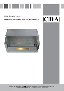 Manual CDA EIN60 Cooker Hood