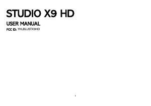 Manual BLU Studio X9 HD Mobile Phone