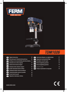 Manual FERM TDM1026 Drill Press