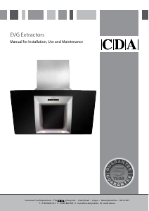 Manual CDA EVG6 Cooker Hood