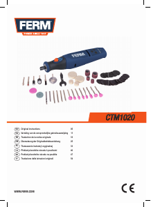 Handleiding FERM CTM1020 Multitool